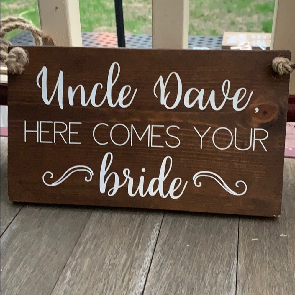 Wedding sign